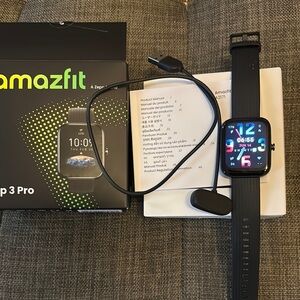 Bip 3 Pro Smartwatch - Black
